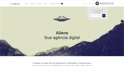 Desktop Screenshot of aliensdesign.com.br